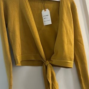 Wrap/cardigan style sweater